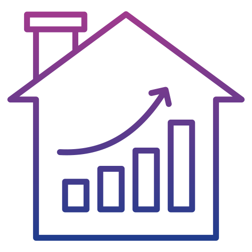 Property Generic gradient outline icon