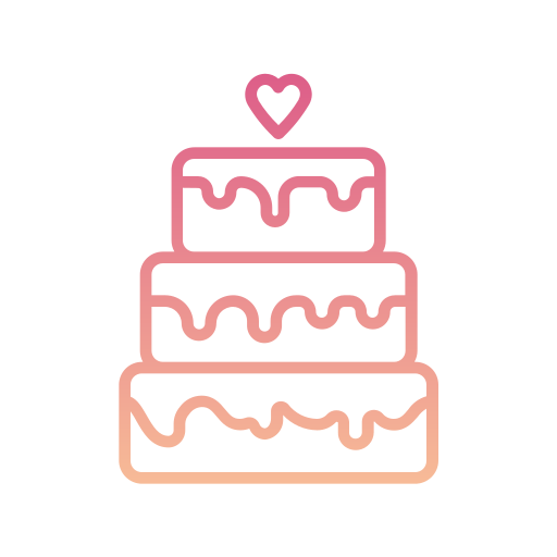 Wedding cake Generic gradient outline icon