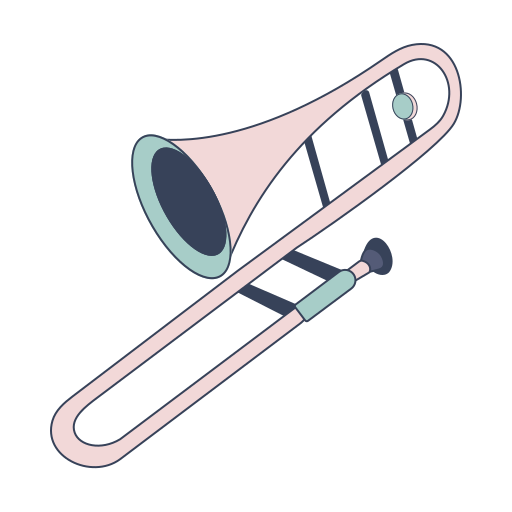 trombone Generic color lineal-color Icône