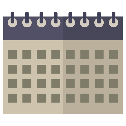 calendario Generic color fill icono