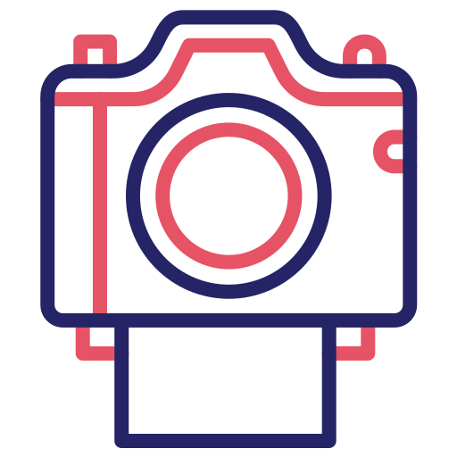 Lomography Generic color outline icon