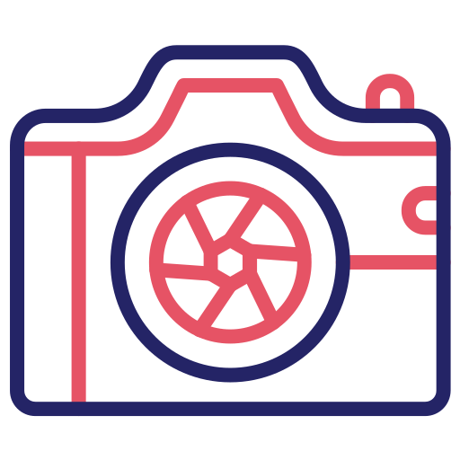 fotocamera dslr Generic color outline icona