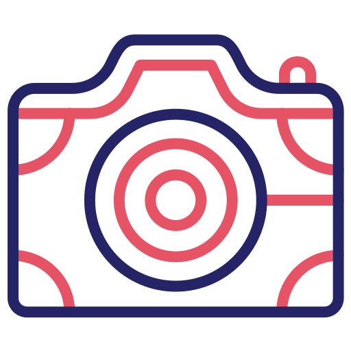 cámara compacta Generic color outline icono