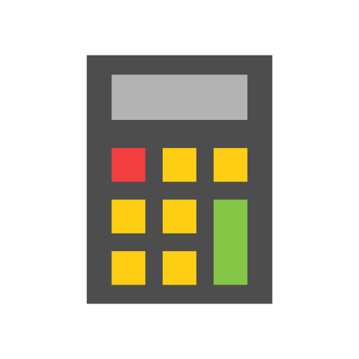 calculatrice Generic color fill Icône