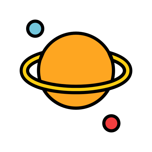 astronomía Generic color lineal-color icono