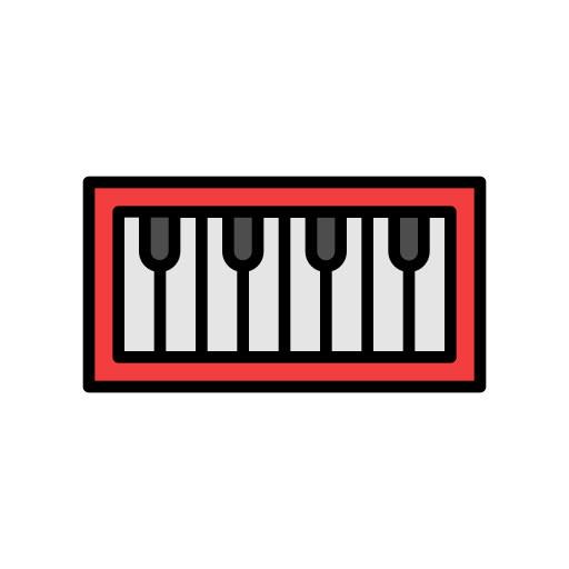 pianoforte Generic color lineal-color icona