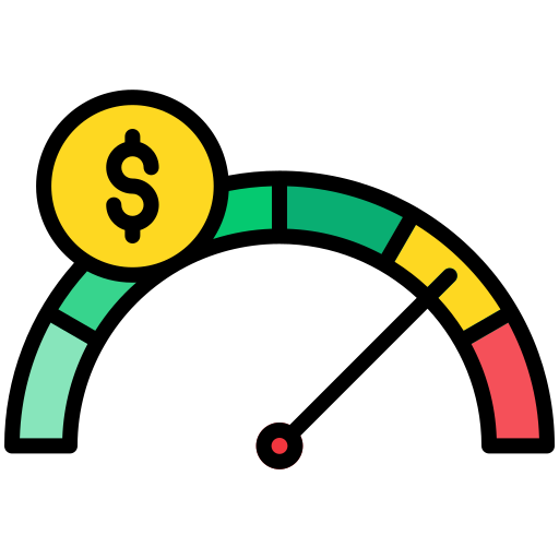 Кредитный рейтинг Generic color lineal-color иконка