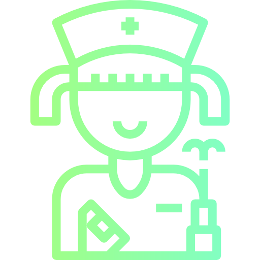 Медсестра PongsakornRed Gradient иконка