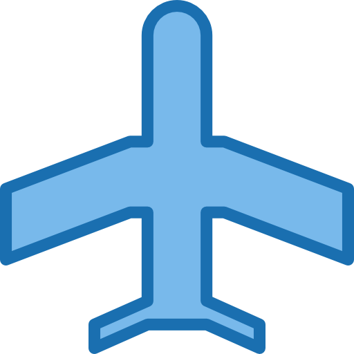 vliegtuig Phatplus Blue icoon