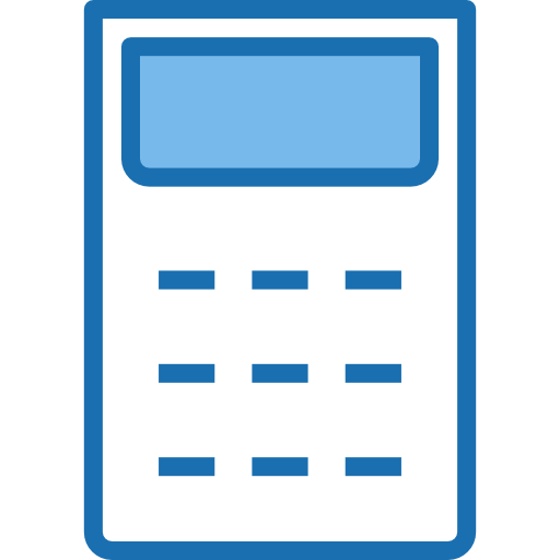 rekenmachine Phatplus Blue icoon