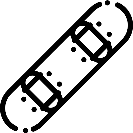스노 보드 Detailed Rounded Lineal icon