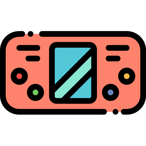 게임 콘솔 Detailed Rounded Lineal color icon