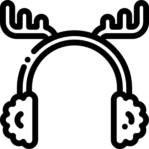 イヤーマフ Detailed Rounded Lineal icon