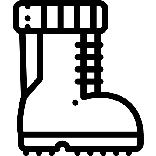 Снежный сапог Detailed Rounded Lineal иконка