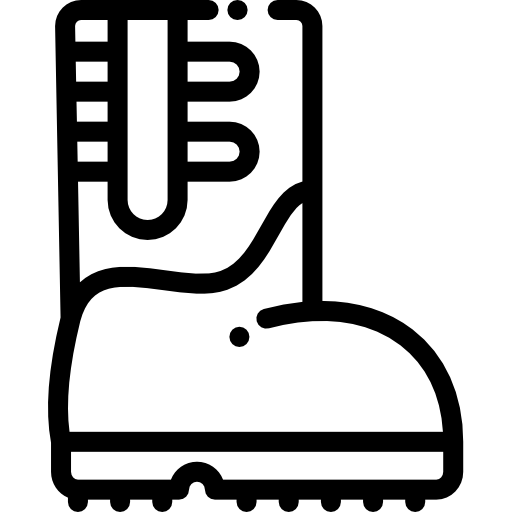 Снежный сапог Detailed Rounded Lineal иконка