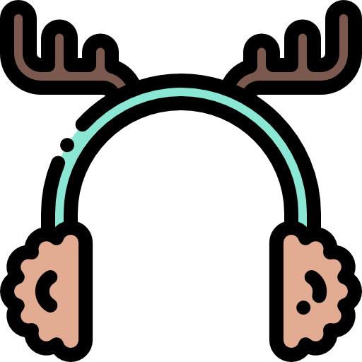 Earmuffs Detailed Rounded Lineal color icon