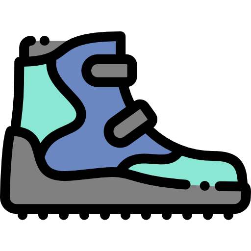 schneeschuh Detailed Rounded Lineal color icon