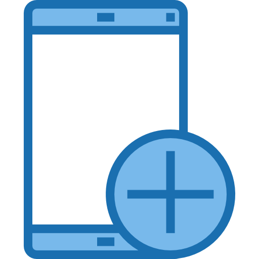 Mobile phone Phatplus Blue icon