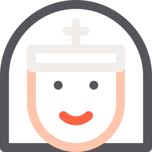 Nun Basic Rounded Lineal Color icon
