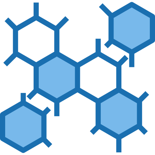 moleculen Phatplus Blue icoon