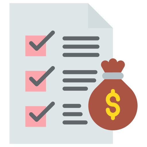 Budgeting Generic color fill icon