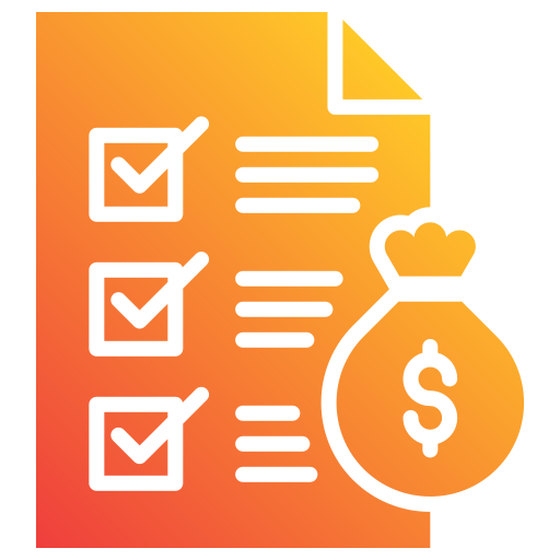 Budgeting Generic gradient fill icon