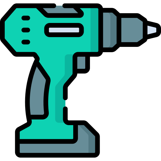 Cordless drill Special Lineal color icon