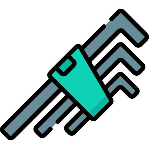 Hex key Special Lineal color icon