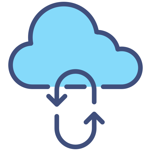 Cloud sync Generic color lineal-color icon