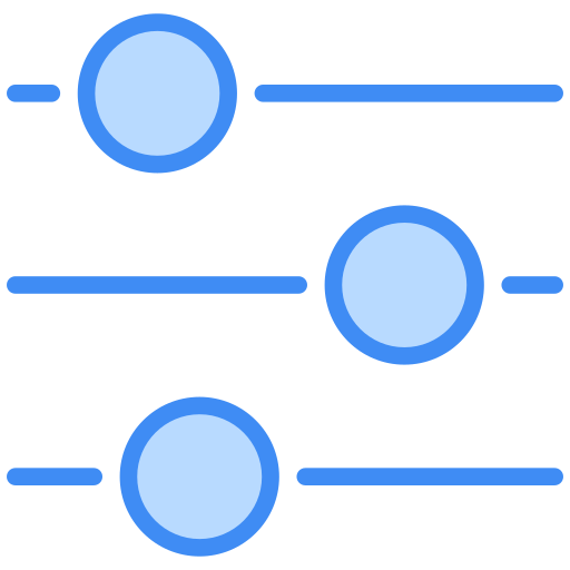 ajustes Generic color lineal-color icono