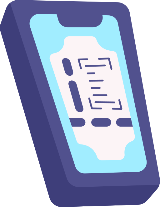 Electronic ticket Generic color fill icon