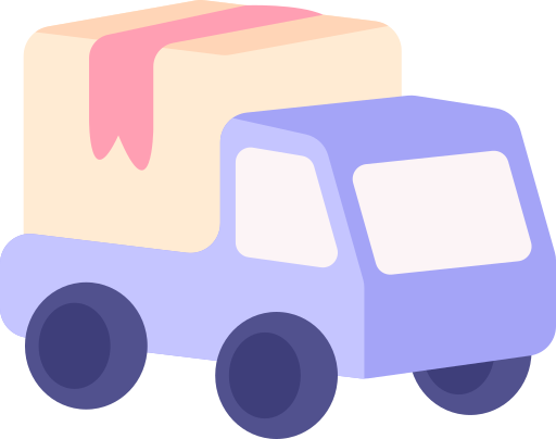 배달 트럭 Generic color fill icon