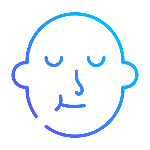 Face Generic gradient outline icon