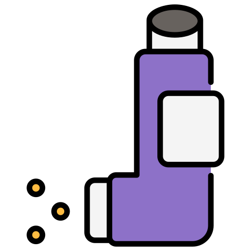 asthma Generic color lineal-color icon