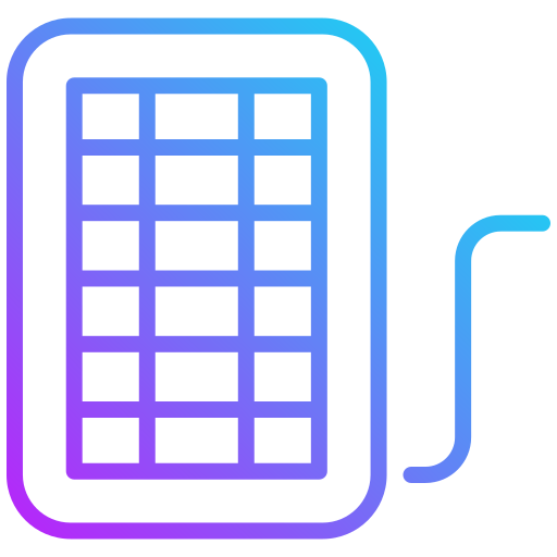 太陽光エネルギー Generic gradient outline icon