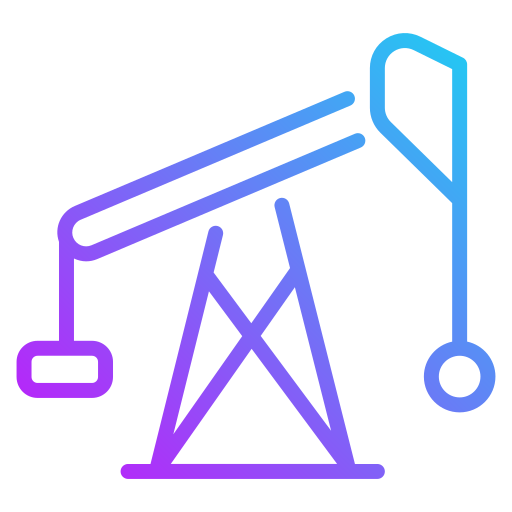Oil industry Generic gradient outline icon