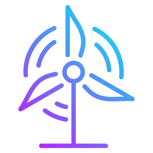 風力エネルギー Generic gradient outline icon