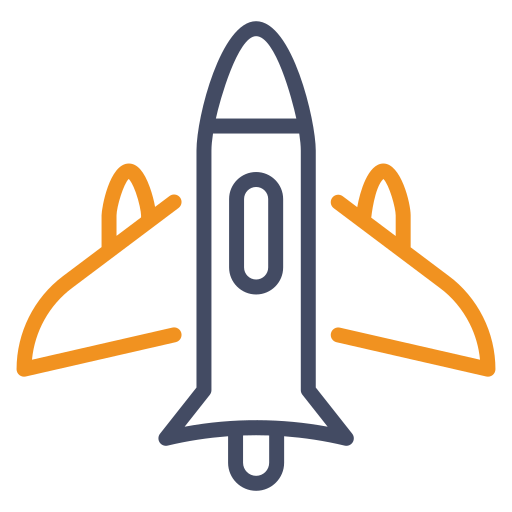 aeronave Generic color outline icono