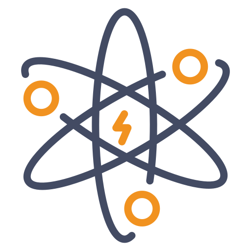 Énergie atomique Generic color outline Icône