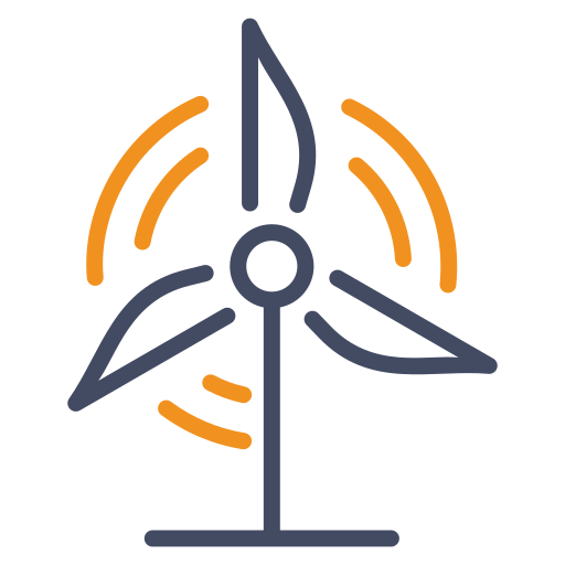 energía eólica Generic color outline icono