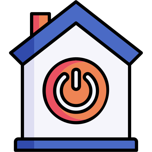 casa intelligente Generic color lineal-color icona