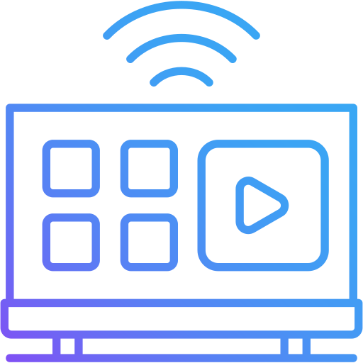 smart-tv Generic gradient outline icon