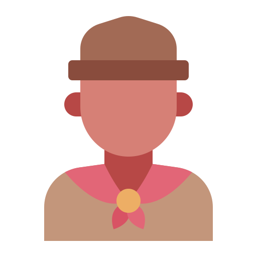 Boy scout Generic color fill icon