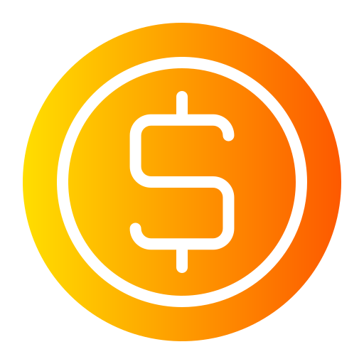 moneta Generic gradient fill ikona