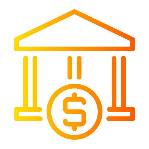 banco Generic gradient outline icono