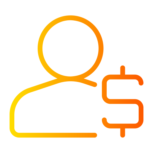 Salary Generic gradient outline icon