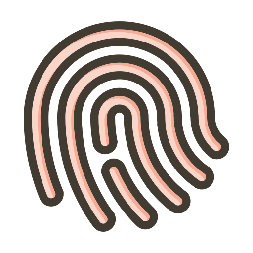 Отпечаток пальца Generic color lineal-color иконка