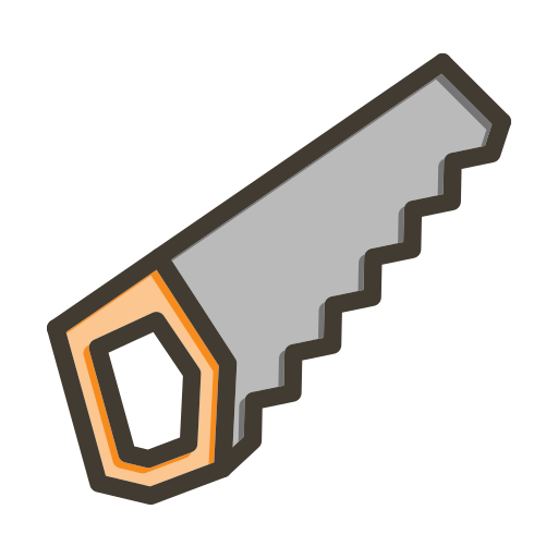 Hand saw Generic color lineal-color icon