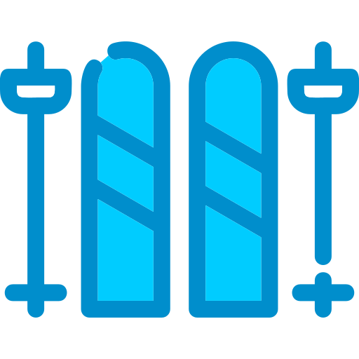 スキー板 Generic color lineal-color icon
