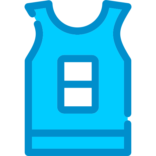 Basketball jersey Generic color lineal-color icon